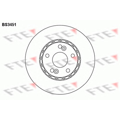 Photo Brake Disc FTE BS3451