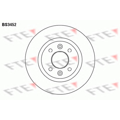 Photo Brake Disc FTE BS3452