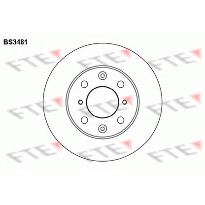 Photo Brake Disc FTE BS3481