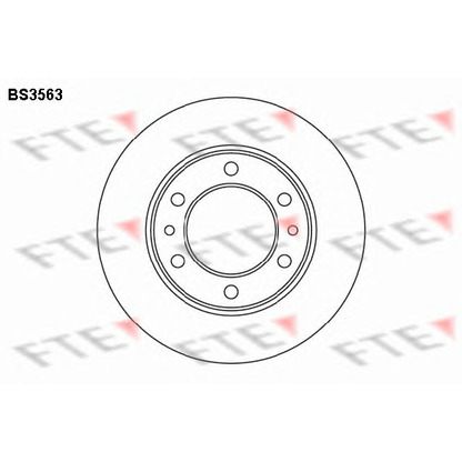 Photo Disque de frein FTE BS3563