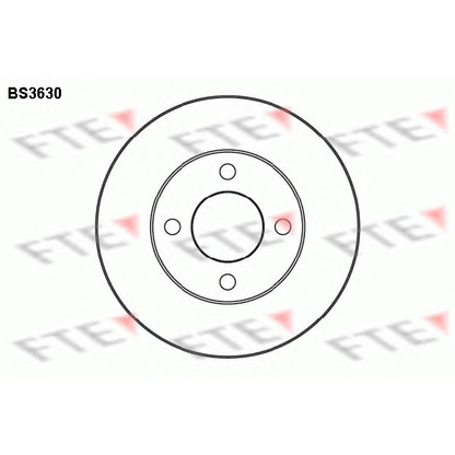 Photo Disque de frein FTE BS3630