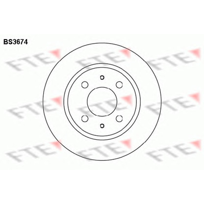 Photo Brake Disc FTE BS3674