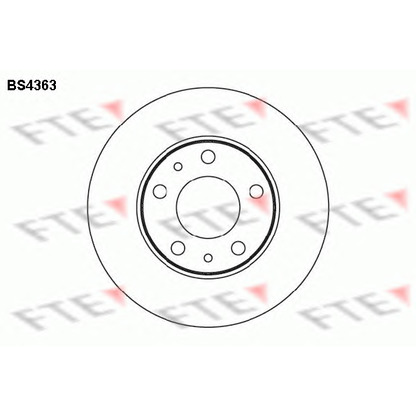 Photo Brake Disc FTE BS4363