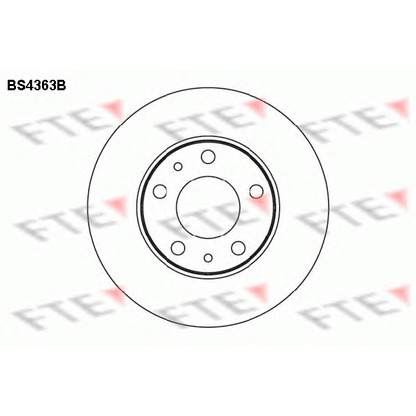 Photo Disque de frein FTE BS4363B