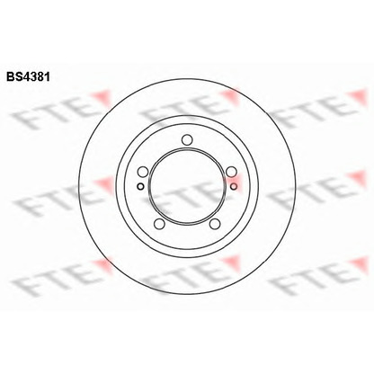 Photo Brake Disc FTE BS4381