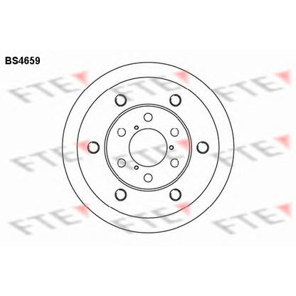 Zdjęcie Tarcza hamulcowa FTE BS4659