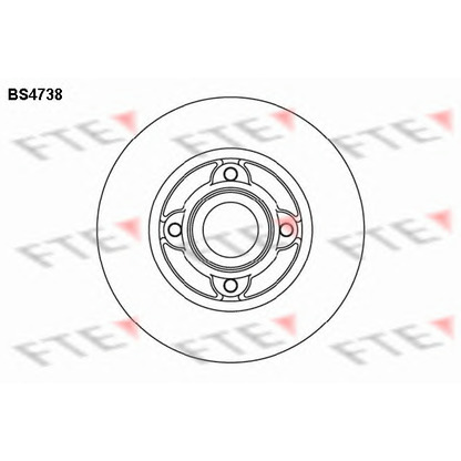 Photo Disque de frein FTE BS4738