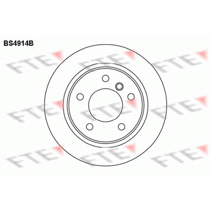 Photo Brake Disc FTE BS4914B