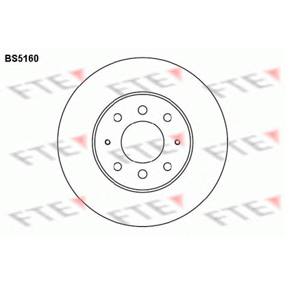Photo Disque de frein FTE BS5160