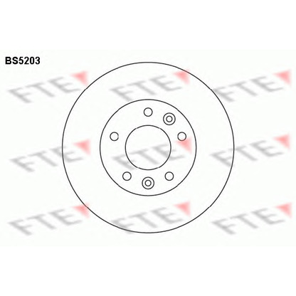 Zdjęcie Tarcza hamulcowa FTE BS5203