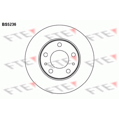 Zdjęcie Tarcza hamulcowa FTE BS5236