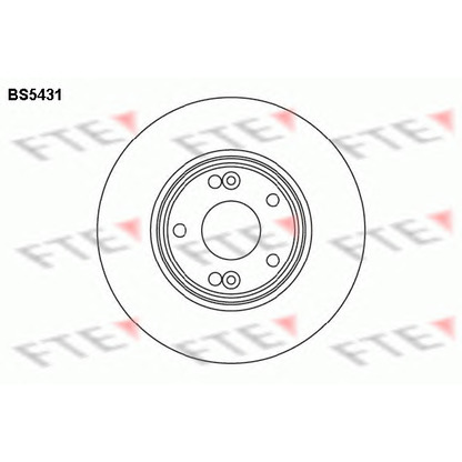 Фото Тормозной диск FTE BS5431