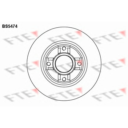 Photo Brake Disc FTE BS5474