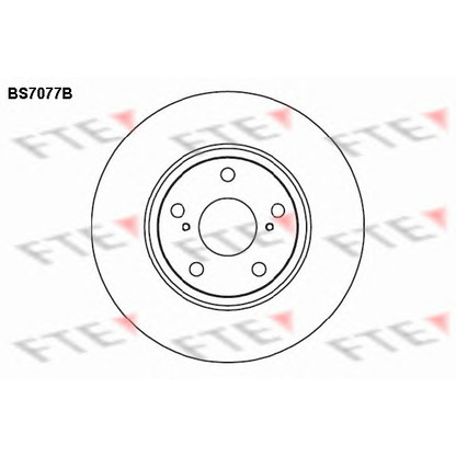 Zdjęcie Tarcza hamulcowa FTE BS7077B