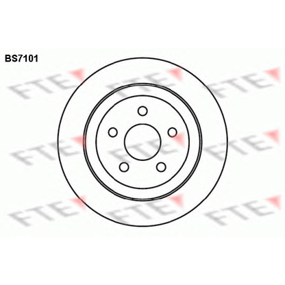 Photo Disque de frein FTE BS7101