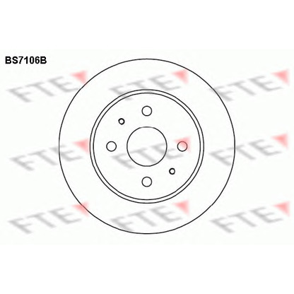 Photo Disque de frein FTE BS7106B