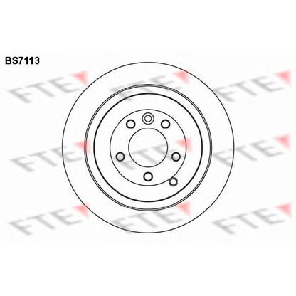 Photo Disque de frein FTE BS7113