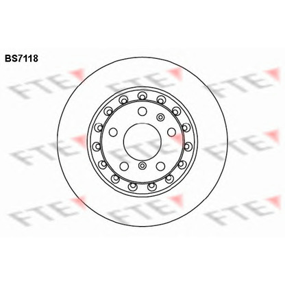 Zdjęcie Tarcza hamulcowa FTE BS7118