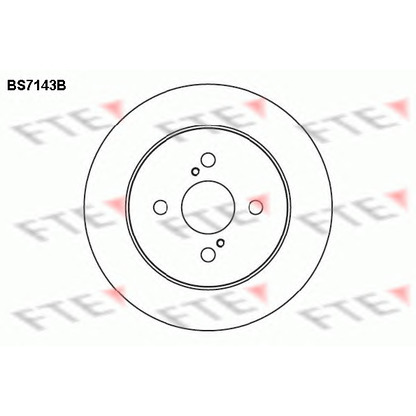 Photo Disque de frein FTE BS7143B