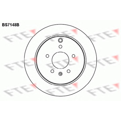 Фото Тормозной диск FTE BS7148B