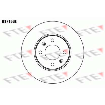 Photo Disque de frein FTE BS7155B