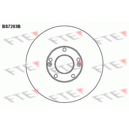 Photo Disque de frein FTE BS7203B