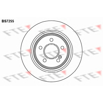 Фото Тормозной диск FTE BS7255