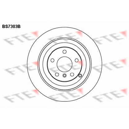 Zdjęcie Tarcza hamulcowa FTE BS7303B