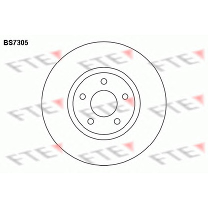 Фото Тормозной диск FTE BS7305