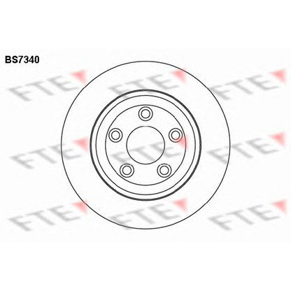 Photo Brake Disc FTE BS7340