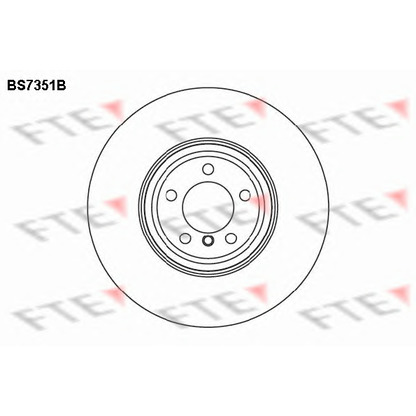 Photo Disque de frein FTE BS7351B