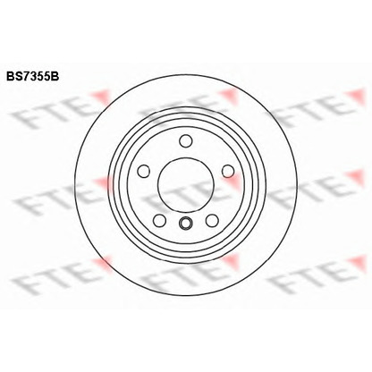 Фото Тормозной диск FTE BS7355B