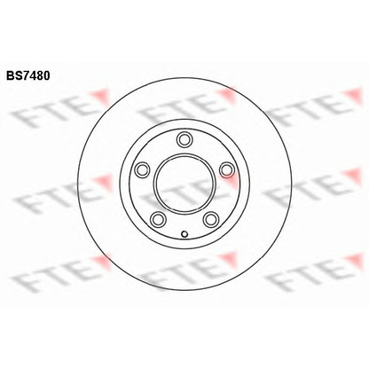 Фото Тормозной диск FTE BS7480