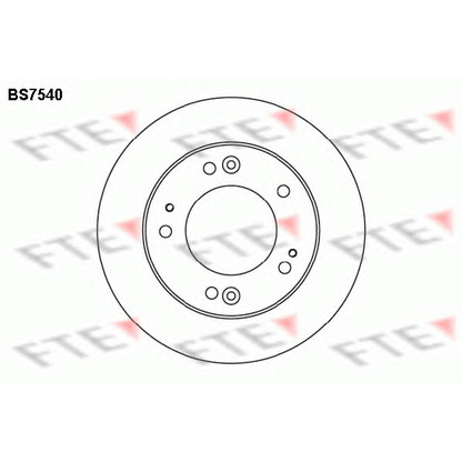 Photo Disque de frein FTE BS7540
