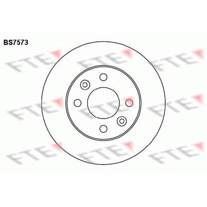 Фото Тормозной диск FTE BS7573