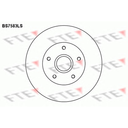 Photo Brake Disc FTE BS7583LS