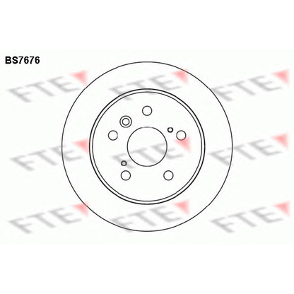 Фото Тормозной диск FTE BS7676