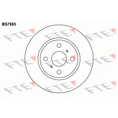 Фото Тормозной диск FTE BS7685