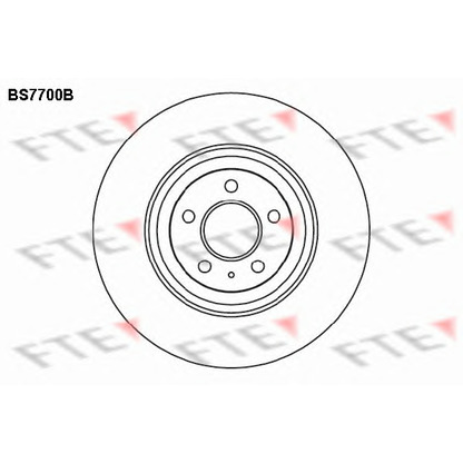 Фото Тормозной диск FTE BS7700B