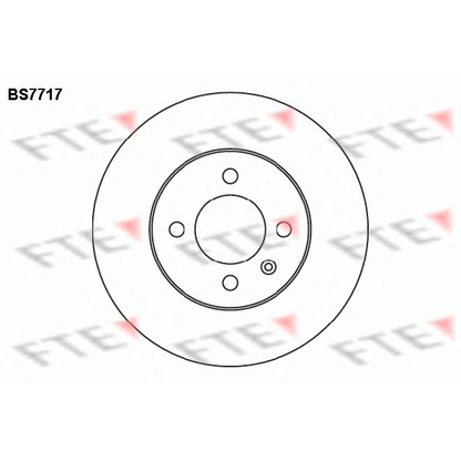 Фото Тормозной диск FTE BS7717