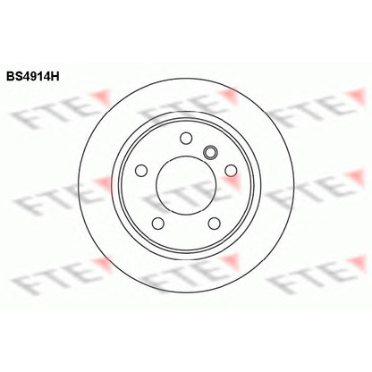 Photo Disque de frein FTE BS4914H