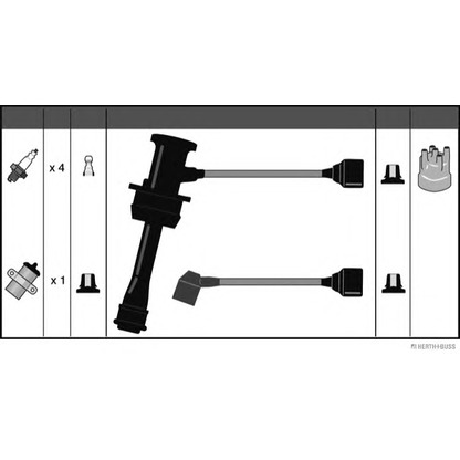 Foto Juego de cables de encendido HERTH+BUSS J5382000