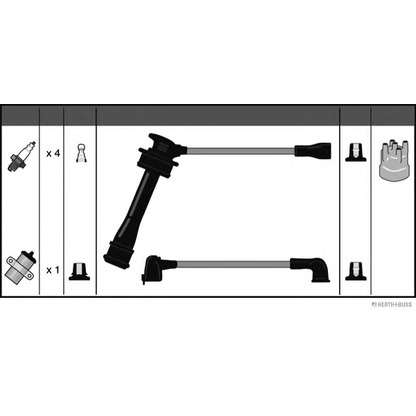 Foto Kit cavi accensione HERTH+BUSS J5382080