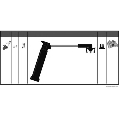 Photo Kit de câbles d'allumage HERTH+BUSS J5383003