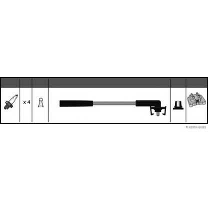 Foto Zündleitungssatz HERTH+BUSS J5383004