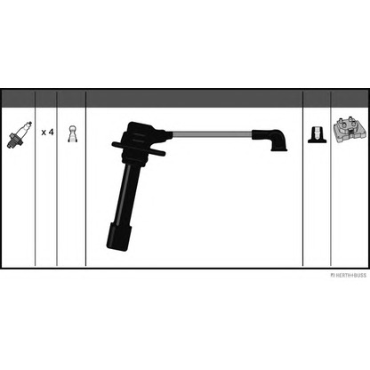 Foto Zündleitungssatz HERTH+BUSS J5383030
