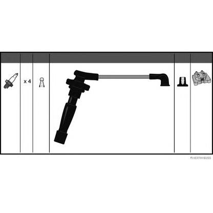 Photo Kit de câbles d'allumage HERTH+BUSS J5384011