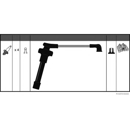 Photo Ignition Cable Kit HERTH+BUSS J5384036