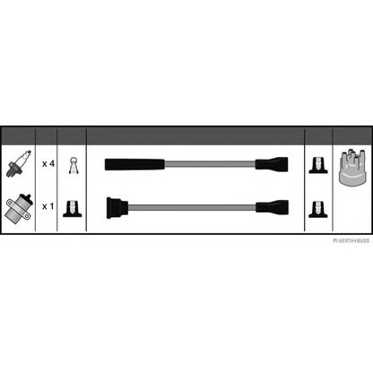 Foto Juego de cables de encendido HERTH+BUSS J5388007