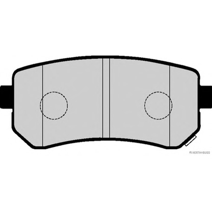 Фото Комплект тормозных колодок, дисковый тормоз HERTH+BUSS J3610308